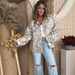 Women's Retro Leaf Print Loose Denim Top European American Style Casual Fashion 2026 Cross Border Trendy Garment_mkmklike.com