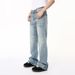 Men's Clothing Summer New Products Cleanfit Washed Light Colored Drape Jeans_mkmklike.com