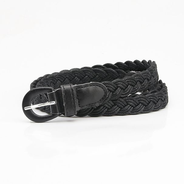 Women's Belts retro Mori girl twist braided wax rope pin buckle women's belt casual versatile Korean style dress decorative belt_mkmklike.com