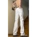 White Jeans Men's American Vibe Curved Knife Micro Flared Autumn New High Waist Slimming Straight Leg Versatile Pants_mkmklike.com