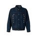 Eon Modish 25 Autumn New American Fashion High Street Metal Stud Decorated Denim Jacket Coat_mkmklike.com