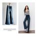 Women's New Flared Denim Pants, High-waisted, Slimming, Loose-fitting, Casual Long Jeans_mkmklike.com