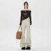 Autumn And Winter American-style Design Multi-pocket Flared Straight High-waisted Women's Jeans, Floor-length Cargo_mkmklike.com