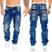 2022 Cross-Border Source European And American New Style Casual Open Long Straight Men's Pants Hip-Hop Jeans_mkmklike.com