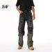 EF JEANS | 2025 New American Street Hole Niche Camouflage Hole Splicing Fashion Contrasting Jeans_mkmklike.com