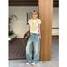 ICC Early Spring New Vintage Distressed Wide-leg Jeans For Women, High Street Style, Guangzhou Thirteen Lines 10736_mkmklike.com
