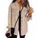K New Loose-fitting Denim Shirt With Frayed Edges For Casual Wear_mkmklike.com
