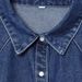 Women's Denim Short Jacket - Stylish Urban Outerwear For Casual & Office Wear (XS/S/M/L, Blue)_mkmklike.com