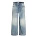 Distressed Frayed Jeans Street Fashion Punk Washed Gradient Loose Straight Long Men's Versatile Casual Dad Pants_mkmklike.com