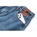 Women's Clothing Retro Back Slit Skirt For Women Design Leather Brand High Waist A Line Medium Long Straight Tube Meat Covering Hip Denim Skirt_mkmklike.com