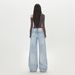 2025 Autumn New Korean Style Fashionable Ripped Wide-Leg Pants For Women, Versatile Loose Slimming Denim Trousers_mkmklike.com