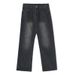 Loose Straight Jeans Men's And Women's Clothing Washed Wide-leg Trousers Spring And Autumn New American Retro Boys Pants_mkmklike.com