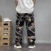 Men's Cool Distressed Denim Jeans – Relaxed Fit Streetwear Jeans With Vintage Wash & Stretch Comfort_mkmklike.com