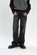 Men's Trendy Washed Jeans Loose Fit Straight Leg Zipper Youthful Style For Autumn Winter Harajuku New Arrival_mkmklike.com