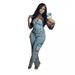 Women's Clothing New Tube Top Embroidered Jumpsuit Trousers Top Stretch Pants_mkmklike.com