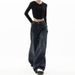 Foreign Trade Cross-border American Retro Y2K Blue Wide-leg Denim Floor-length Pants For Women_mkmklike.com