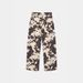 European American Cross-border Cow-print Washed Jeans For Men And Women, Distressed Vintage Loose Straight-leg Pants_mkmklike.com