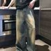 American Straight Leg Casual Jeans Men's High Street Trendy Brand Washed And Worn Long Pants_mkmklike.com