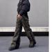 Men's Clothing Retro Loose Camouflage Pants Design Side Stitching Trouser_mkmklike.com
