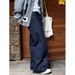 Men's Clothing Fashion Brand Deconstructed Reverse Wear Design Loose Wide Leg Jeans High Street Niche Drape Mopping Long Pants_mkmklike.com