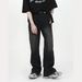 Nordmann American Style Vibe Retro High Street Niche Jeans For Men Ins Trendy Brand High-End Slim Straight Flared Long Pants_mkmklike.com