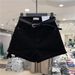Women's Chic High-Waisted Denim Shorts – Rolled Hem, Wide-Leg & Breathable For Summer Casual Wear_mkmklike.com