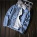 Winter Thick Warm Denim Jacket Male Jean Bomber Jackets Fashion Cowboy Coats Boutique Blue Black Chaqueta Hombre Casual_mkmklike.com