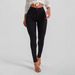 Women's Slim Fit Stretch Jeans With Fleece Lining - High Waist Straight Leg Pencil Pants For Fall & Winter (Black, Blue, Gray)_mkmklike.com