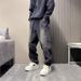 Men's Clothing High Street American Retro Washed Distressed Jeans Vintage Washed Distressed Denim Jeans - Relaxed Straight Leg Retro Streetwear Style_mkmklike.com