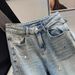 Women's Clothing Diamond Star Pendant Design High Waist Spring Washed Jeans For Women Loose Slim All Match Straight Pants_mkmklike.com