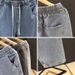 Men's Retro Elastic Waist Jeans Korean Style Straight Leg Loose Fit Trendy Wide Leg Casual Pants For Teenagers_mkmklike.com