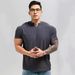 Men's Quick Drying Short Sleeved Sports T-Shirt Style Tapered Cuffs Muscular Look Fitness Running Training Top_mkmklike.com