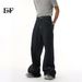 EF JEANS | 2025 Spring New American Niche Personality Design Deconstruction Wide Leg Straight Jeans Trendy Men_mkmklike.com