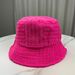 Hot Sale Plain Terry Towelling Bucket Adult Spring Autumn Outdoor Panama Hip Hop Casual Fisherman Hat Unisex Solid Color Bob_mkmklike.com