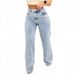 Women's High-Quality Straight Casual Jeans Autumn Trend European American Style Cotton Denim Spring Office Lady Street Style_mkmklike.com