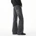 Men's Clothing & Archer0603 & Autumn/Winter New Style Extra Long, Height Enhancing American Retro Distressed Slimming Flare Lightning Black Jeans_mkmklike.com