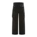 Men's Cargo High Street Trendy Brand Knee Pleated Jeans Design Multi-Pocket Loose Wide-Leg Straight Pants_mkmklike.com