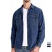 Autumn New High-Quality Washed Denim Men's Casual Cotton Long Sleeved Shirt_mkmklike.com