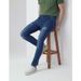 Men's Slim Fit High Waist Jeans Whiskered Black Trendy Casual Pencil Pants With Zipper Fly Cotton Long Jeans For Spring Autumn_mkmklike.com