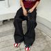 Men's Clothing High Street Style Curved Long Button Scimitar Jeans For Men, Summer Loose American Clean Fit Wide Leg Floor Length Trousers Trendy_mkmklike.com