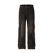 Washed Vintage Denim Spray Paint Dirty Design Style Loose Casual Straight Wide-Leg Pants Men's High Street Fashion_mkmklike.com