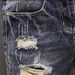 Men's American Retro Ripped Comfortable Denim Shorts Trendy Street Style Loose Straight Summer Thin Clothing_mkmklike.com