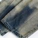 Color-Block Washed Scimitar Jeans Men's Loose Street Style Ins Niche Design Wide-Leg Pants_mkmklike.com