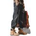 Men's Heavyweight Retro Distressed Jeans Loose Straight Leg Workwear Wide Leg Pants Spring Style_mkmklike.com