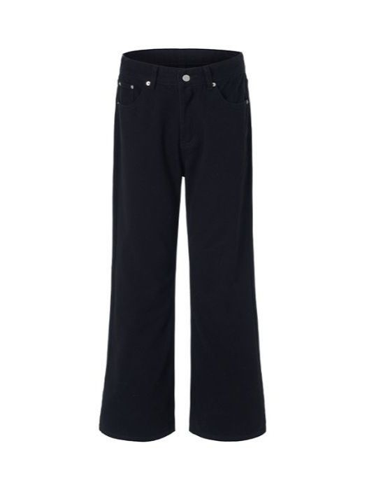Cleanfit Men's Slightly Flared Embroidered Jeans - Apricot White & Black Denim Trousers For Casual & Trendy Outfits_mkmklike.com