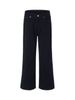 Cleanfit Men's Slightly Flared Embroidered Jeans - Apricot White & Black Denim Trousers For Casual & Trendy Outfits_mkmklike.com