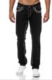 New Men's Slim-fit Double-line Jeans Jindian Three-color Jeans_mkmklike.com