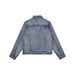 Men's Clothing Washed Blue Short Denim Retro Jacket Button Down Simple_mkmklike.com