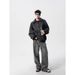American Style Brown Vintage PU Men Spring Autumn New Trendy Brand High-end Cool Jacket Leather Coat_mkmklike.com