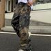 Urban Camo Cargo Jeans – Men’s Distressed Branch Print Streetwear Pants (S-3XL, Oversized Fit, Unisex High Fashion)_mkmklike.com